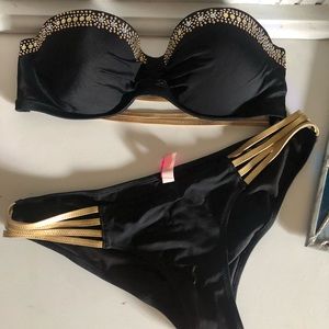 Victoria’s Secret embellished strapless bikini